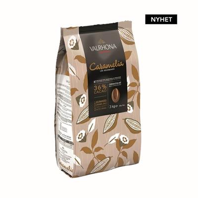 Valrhona Caramelia mjölkchoklad 36% 3 kg
