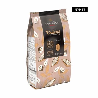 Valrhona Dulcey vit/blond choklad 35% 3 kg