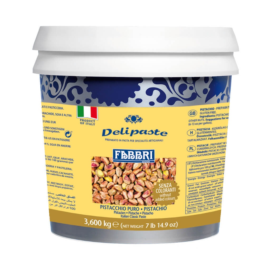 Delipaste Pistage utan färg 3,6 kg