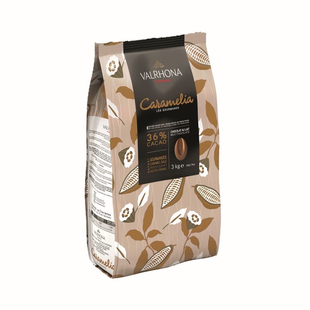 Valrhona Caramelia mjölkchoklad 36% 3 kg