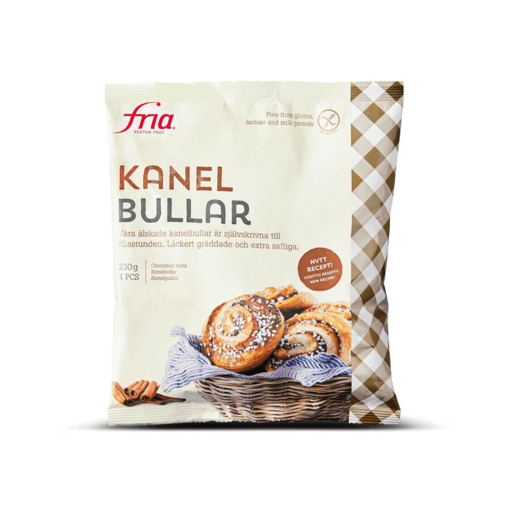 Glutenfri Kanelbulle 8x4 st