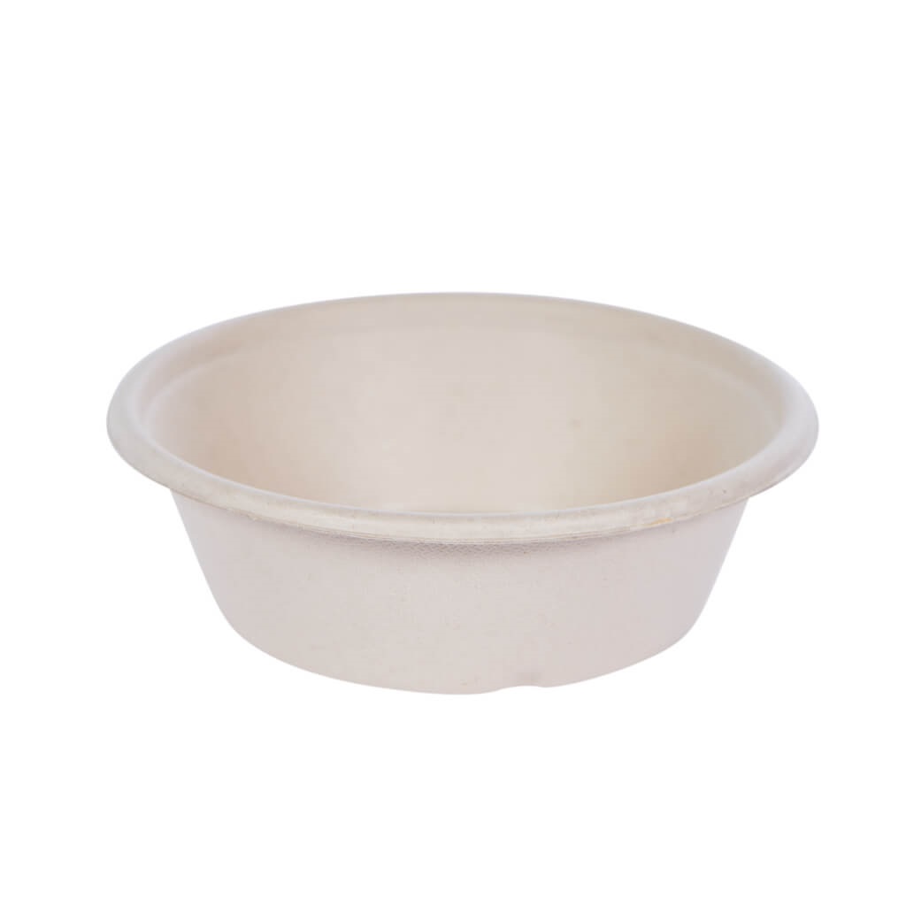 Salladsskål Bagasse 600ml Rund 500st